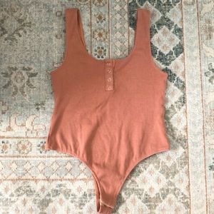 Buddy Love ribbed henley bodysuit